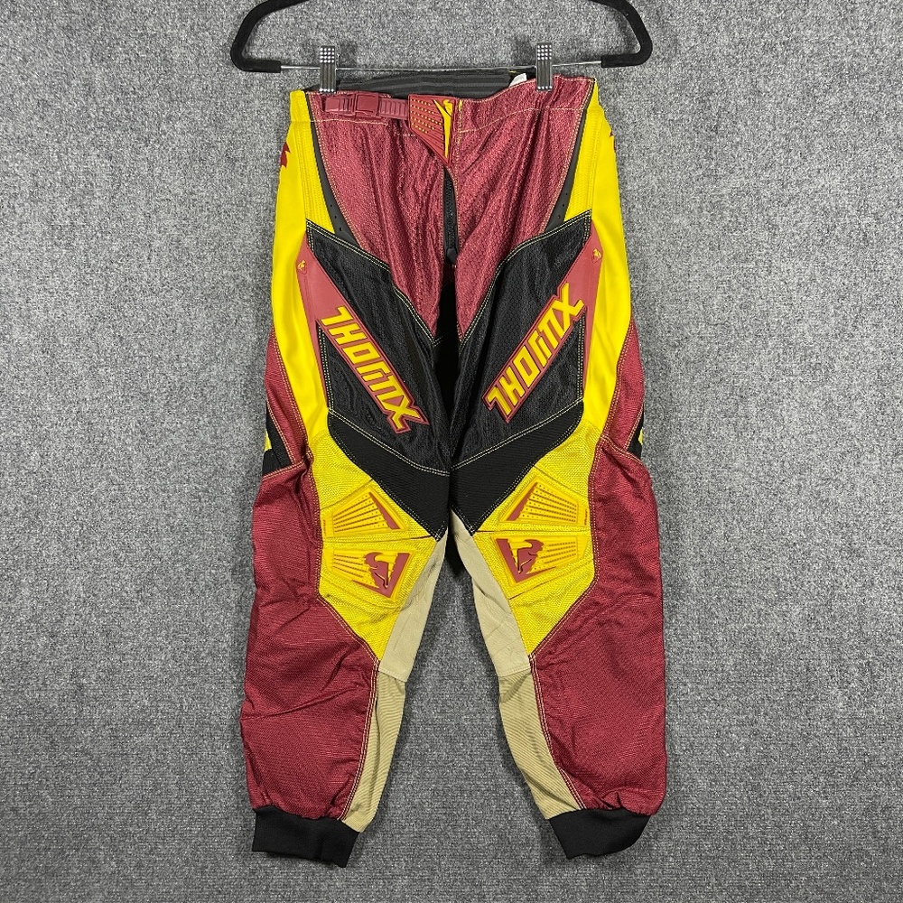 Thor Racing Core Pastrana 199 Motocross Pants Natural Leather Mens Size 28 #1703